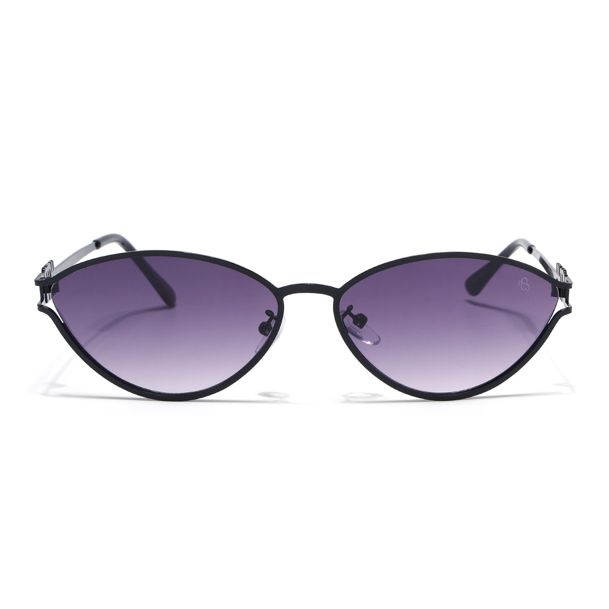 Eyejack Black Cateye Sunglasses for Women (5114CL2570)