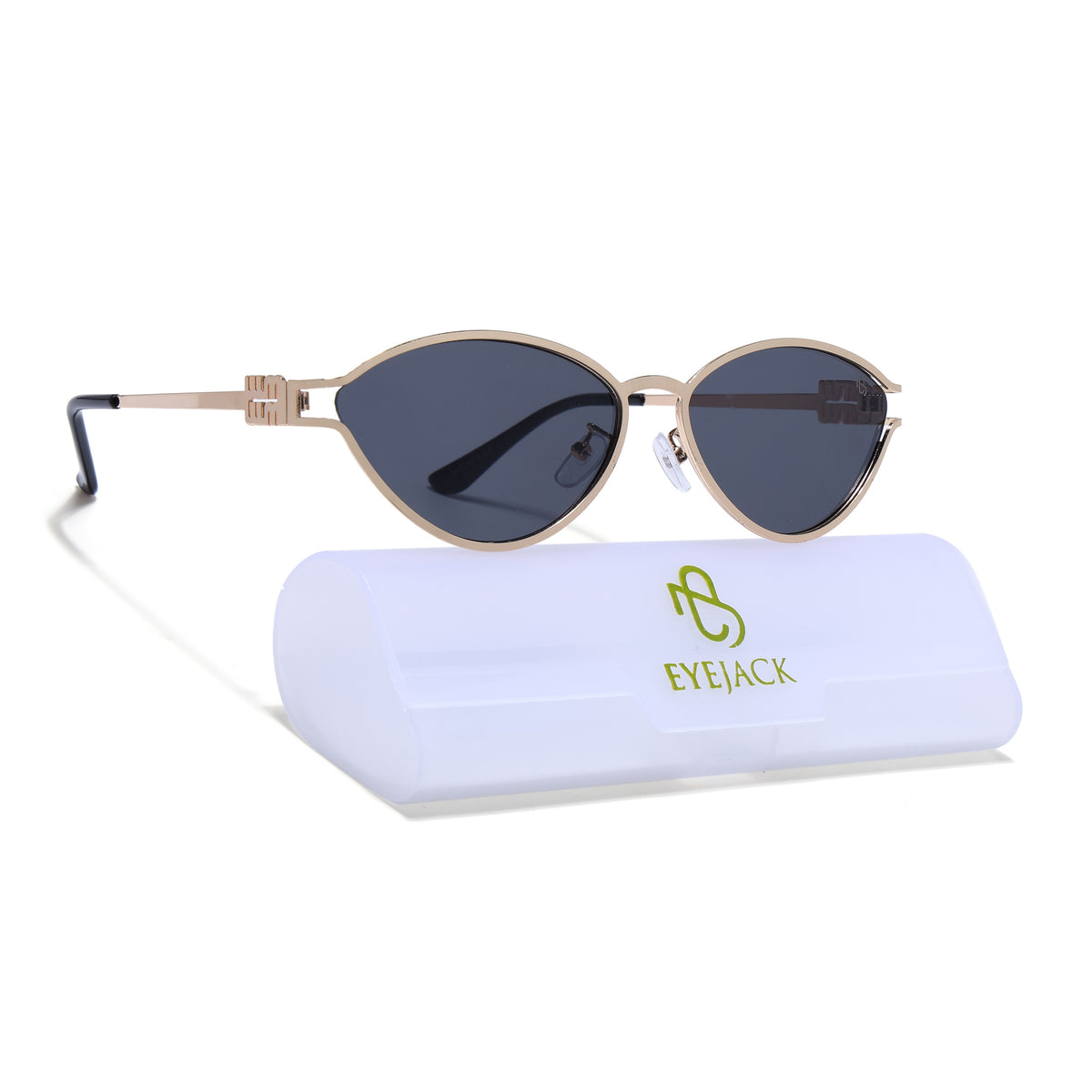 Eyejack Silver Cateye Sunglasses for Women (5114CL2579)