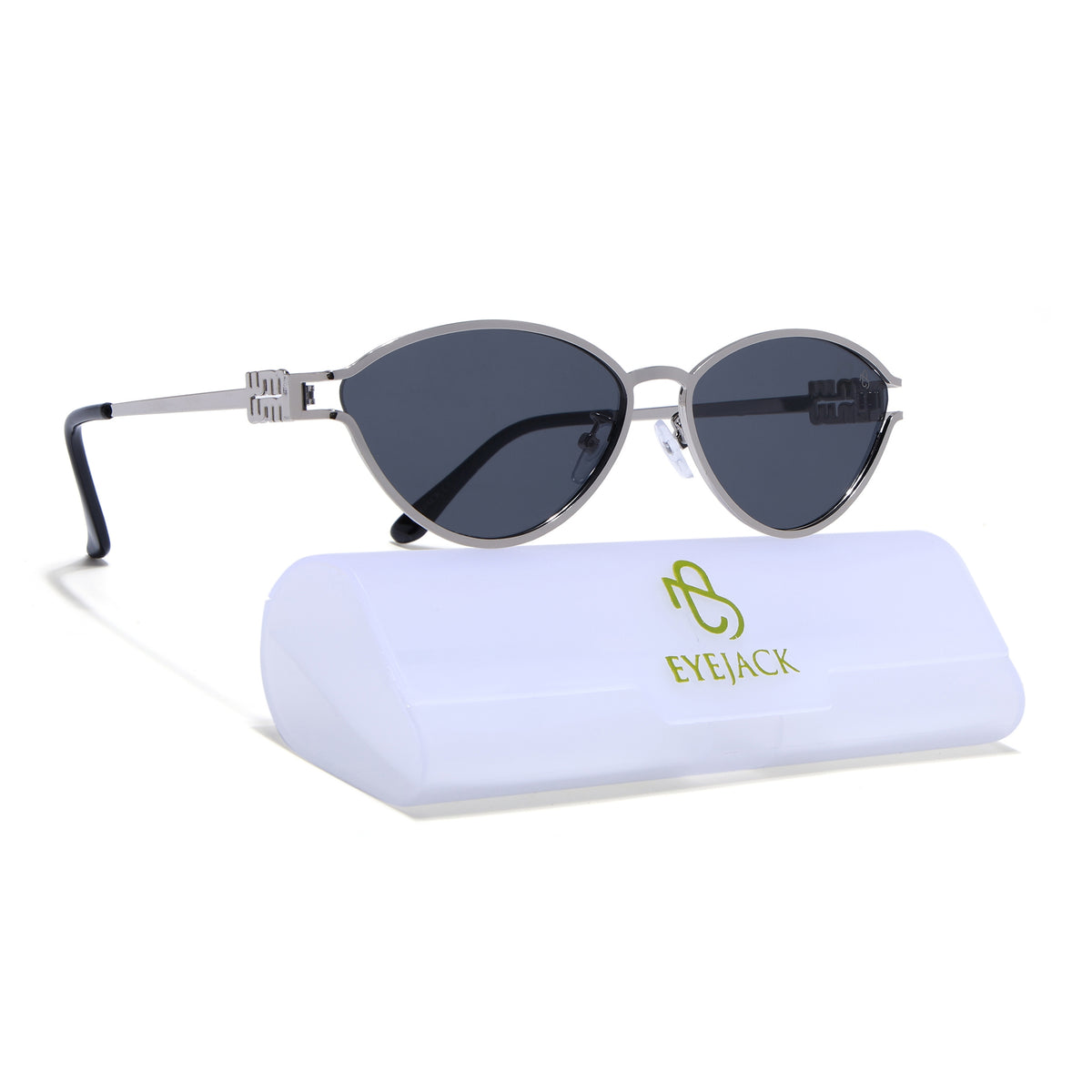 Eyejack Golden Cateye Sunglasses for Women (5114CL2580)