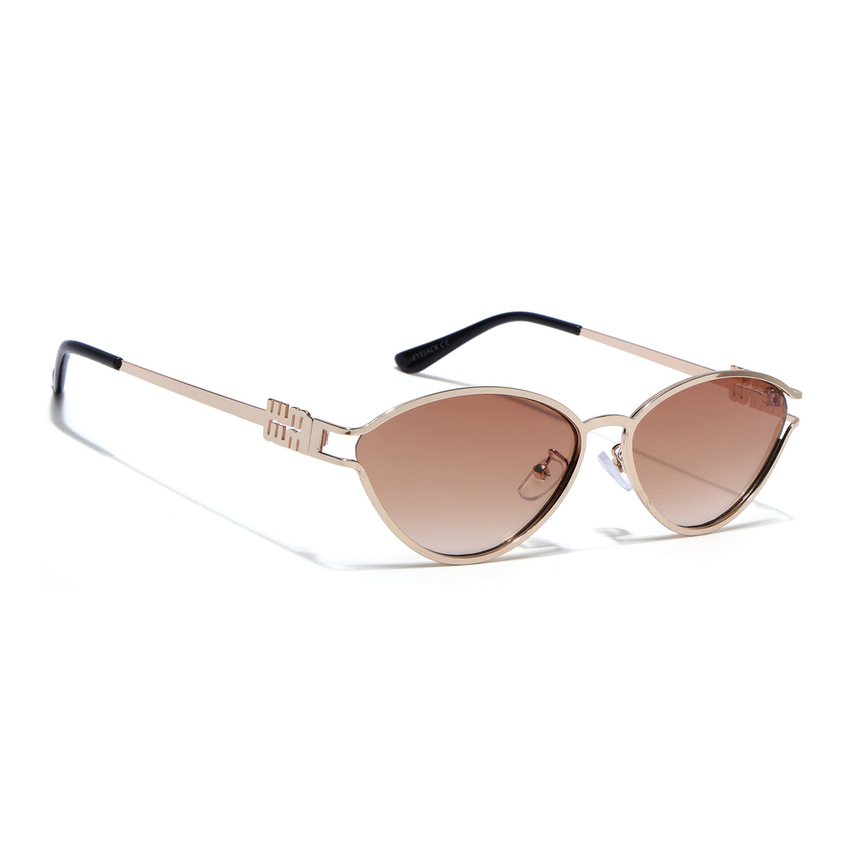 Eyejack Golden Cateye Sunglasses for Women (5114CL2581)