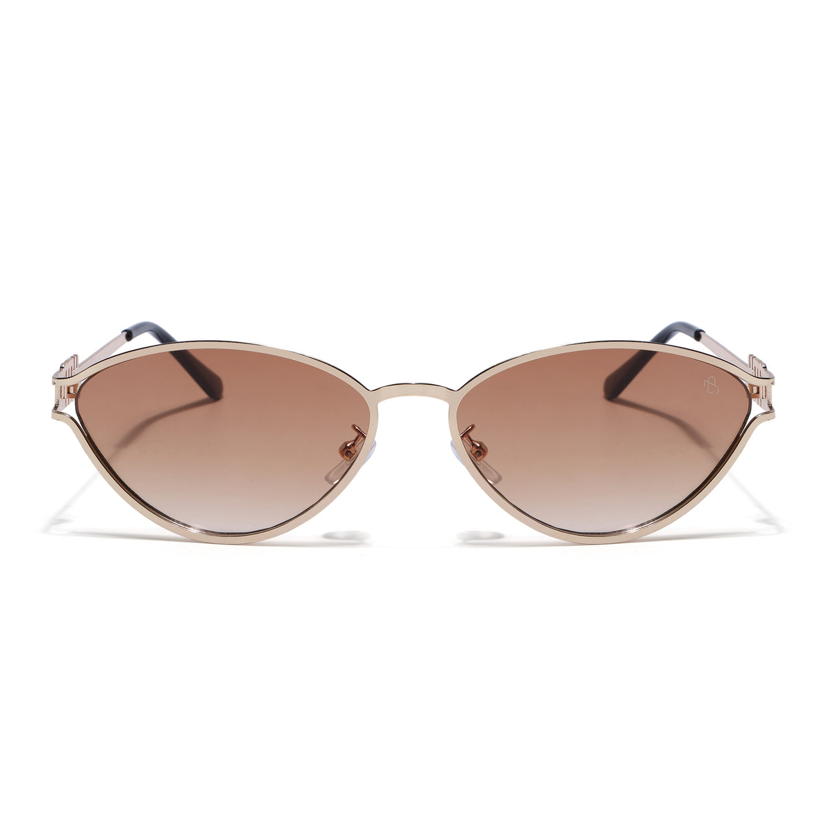 Eyejack Golden Cateye Sunglasses for Women (5114CL2581)