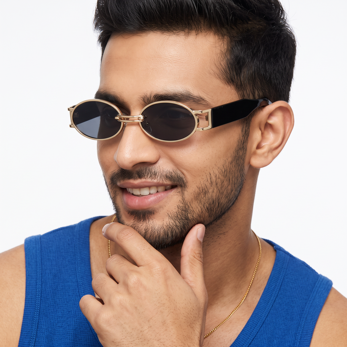 ARC I Golden Oval Sunglasses (5115CL2577)