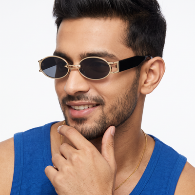 ARC I Golden Oval Sunglasses (5115CL2577)