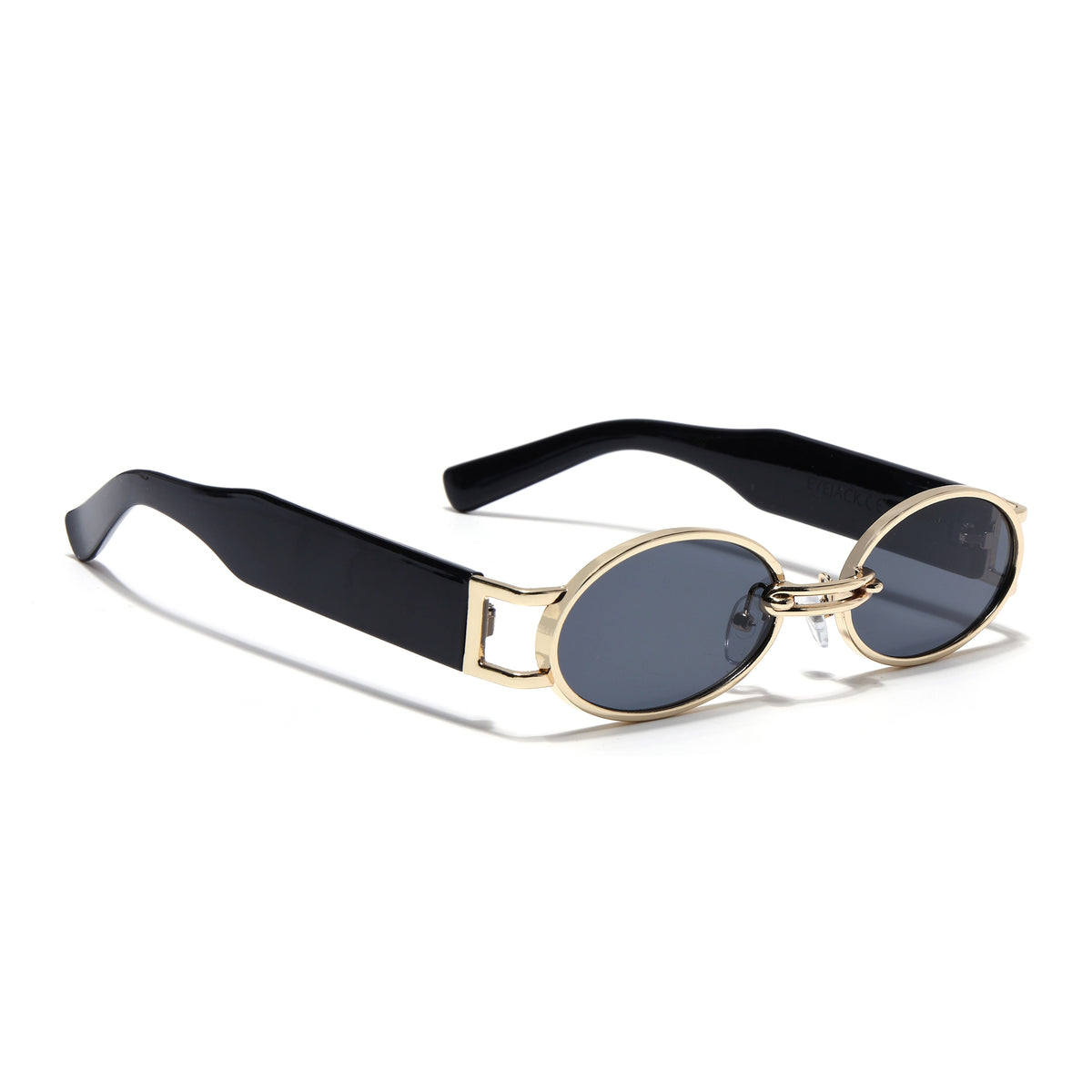 Eyejack Golden Oval Sunglasses for Men & Women (5115CL2577)