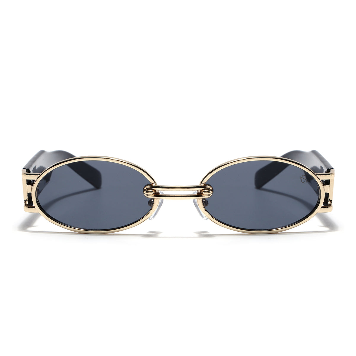 Eyejack Golden Oval Sunglasses for Men & Women (5115CL2577)