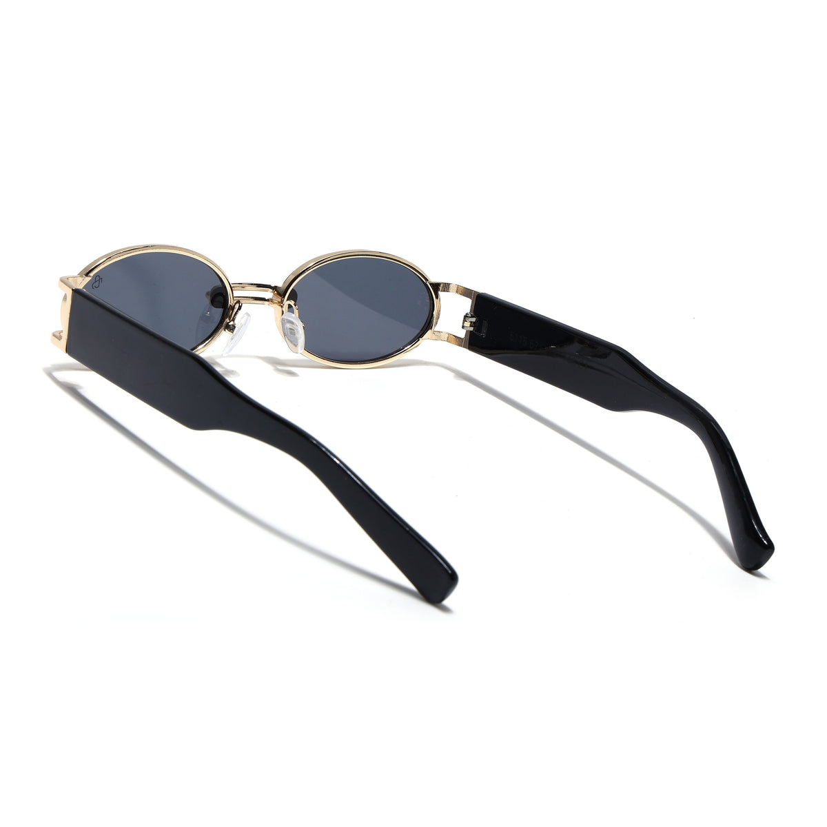 Eyejack Golden Oval Sunglasses for Men & Women (5115CL2577)