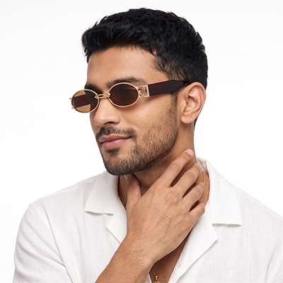 ARC I Golden Oval Sunglasses (5115CL2578)