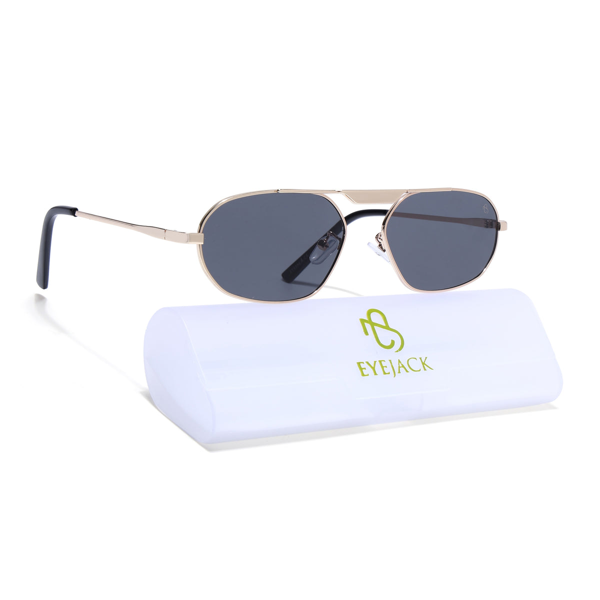 Eyejack Golden Rectangle Sunglasses for Men & Women (5116CL2575)