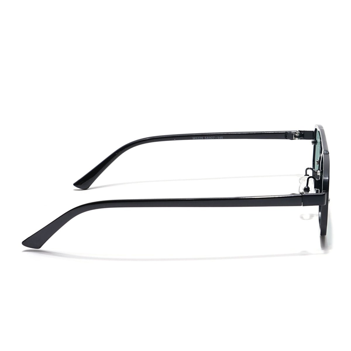 Eagle - Black Rectangle Sunglasses I Blue Tinted Lenses (5229CL856)
