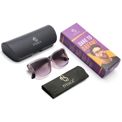 Eyejack Purple Cateye Sunglasses for Women (5447CL1200)