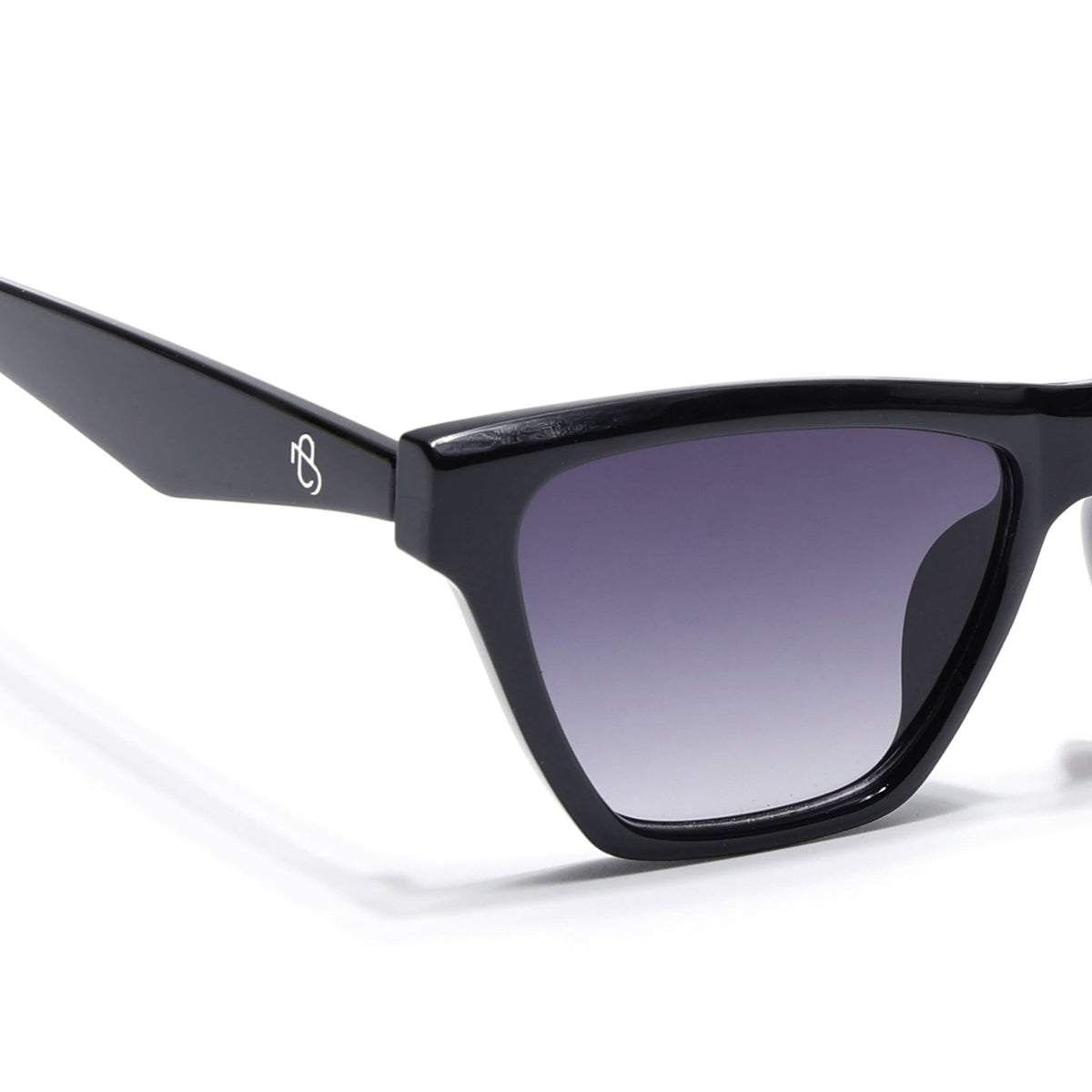 Eyejack Shine Black Cateye Sunglasses for Women (5501CL1286)