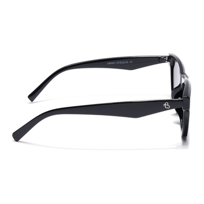 Eyejack Shine Black Cateye Sunglasses for Women (5501CL1286)