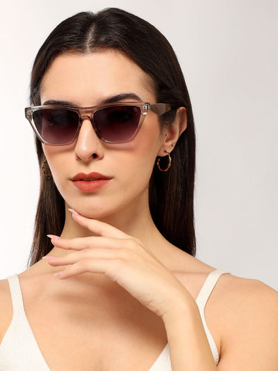 Eyejack Grey Cateye Sunglasses for Women (5501CL1287)