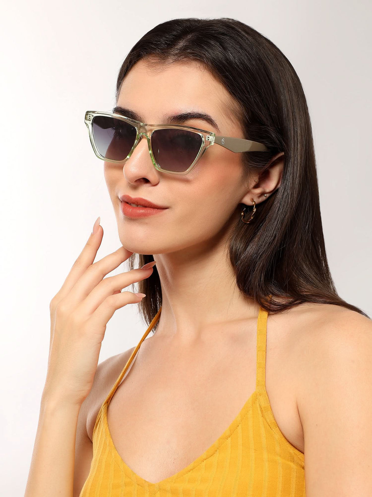 Eyejack Blue Cateye Sunglasses for Women (5501CL1288)