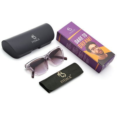 Eyejack Purple Cateye Sunglasses for Women (5501CL1290)