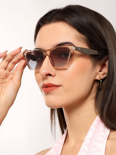 Eyejack Brown Cateye Sunglasses for Women (5501CL1291)