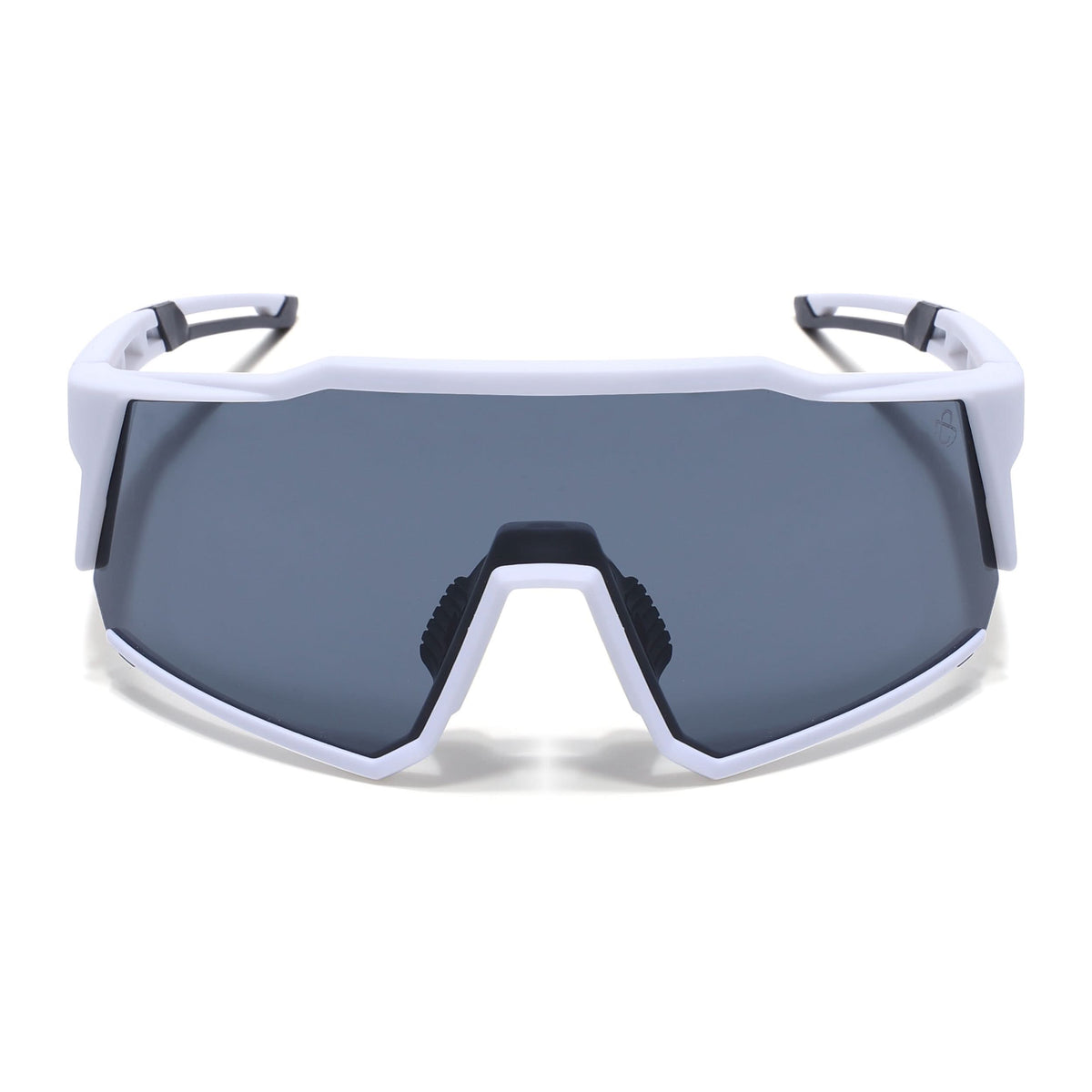 Eyejack White Wrap Around Sunglasses for Men & Women (5542CL1293)