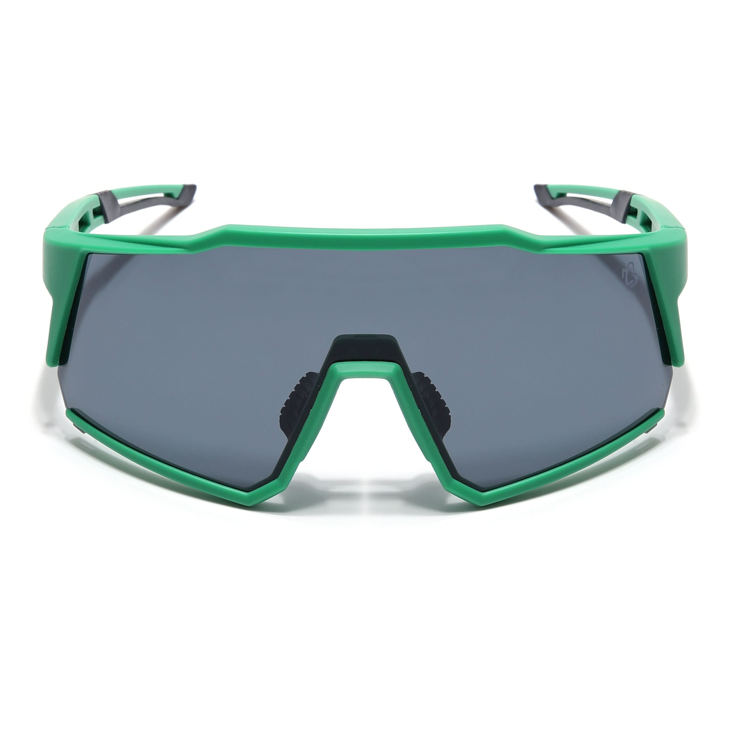 Eyejack Green Wrap Around Sunglasses for Men & Women (5542CL1296