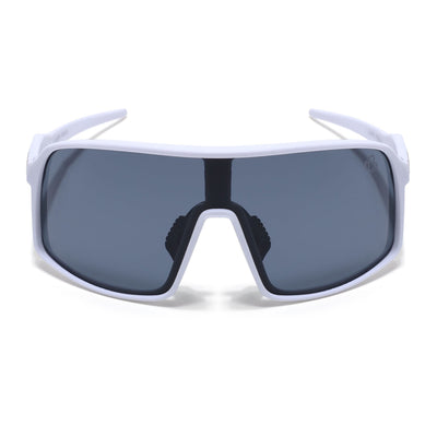 Eyejack White Wrap Around Sunglasses for Men & Women (5606CL1298)