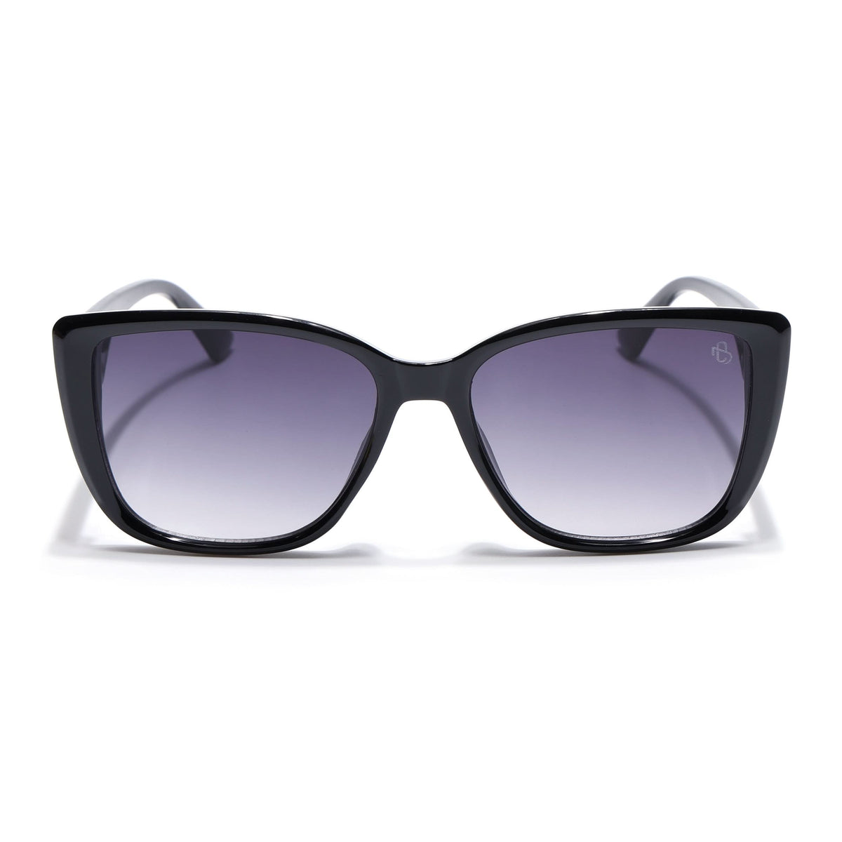 Eyejack Shine Black Cateye Sunglasses for Women (5661CL1261)