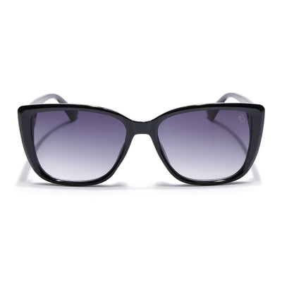 Eyejack Shine Black Cateye Sunglasses for Women (5661CL1261)