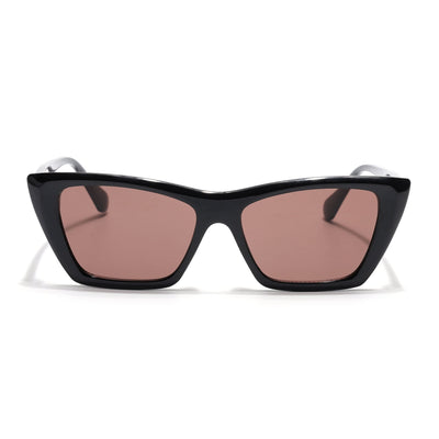 Eyejack Black Cateye Sunglasses for Women (58017CL1107-C6)