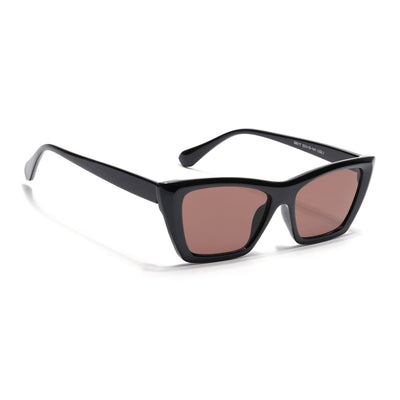 Eyejack Black Cateye Sunglasses for Women (58017CL1107-C6)