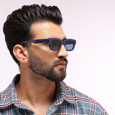 Eyejack Blue wayfarer Sunglasses for Men & Women (58027CL894)