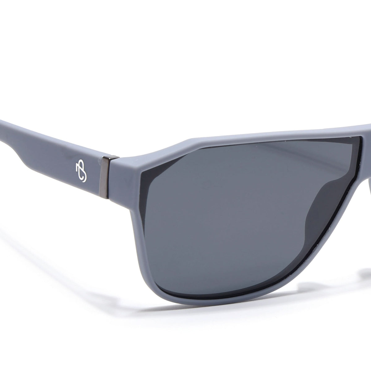 Eyejack Grey Wayfarer Polarized Sunglasses for Men & Women (6023PCL1245)