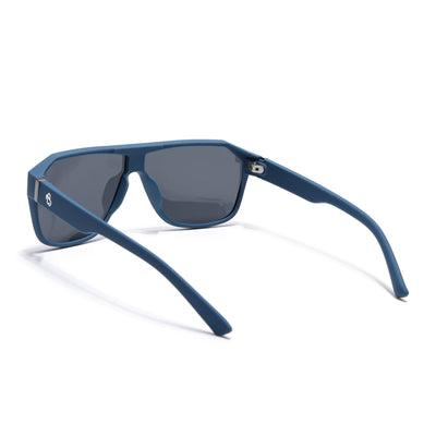 Eyejack Blue Wayfarer Polarized Sunglasses for Men & Women (6023PCL1246)