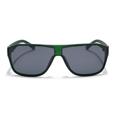 Eyejack Green Wayfarer Polarized Sunglasses for Men & Women (6023PCL1247)