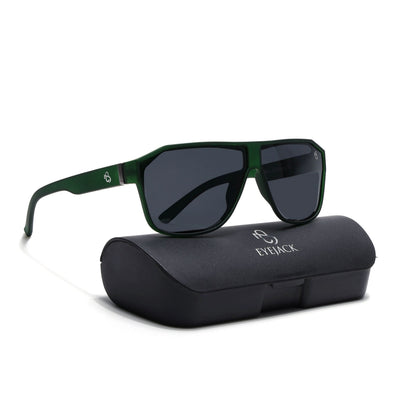 Eyejack Green Wayfarer Polarized Sunglasses for Men & Women (6023PCL1247)
