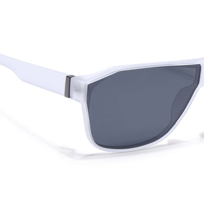 Eyejack Transparent Wayfarer Polarized Sunglasses for Men & Women (6023PCL1248)