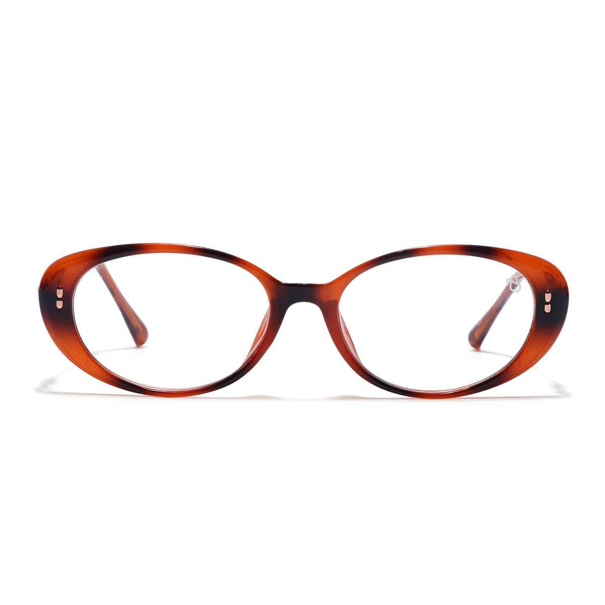 Eyejack Demibrown Oval Eyeglasses for Women (6187FCL2594)