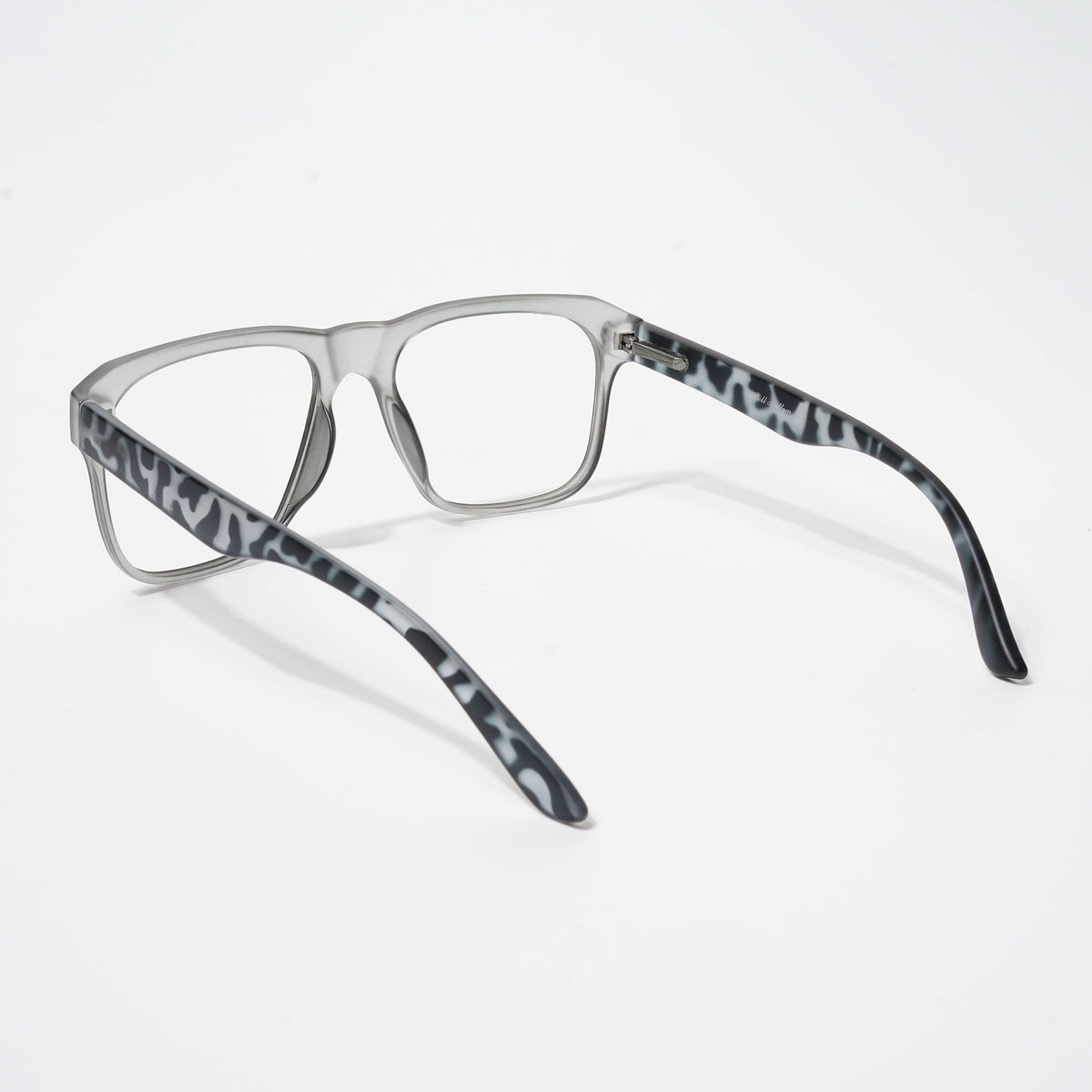EyeJack Bell Bottom Matt Grey Square Eyeglasses for Men & Women (62201CL362-C4)