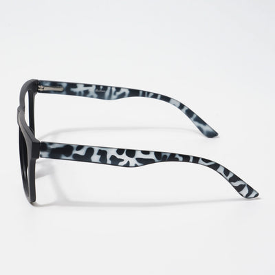 EyeJack Bell Bottom Matt Black Square Eyeglasses for Men & Women (62202CL450-C10)