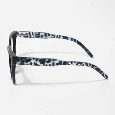 EyeJack Bell Bottom Matt Black Square Eyeglasses for Men & Women (62203CL451-C10)