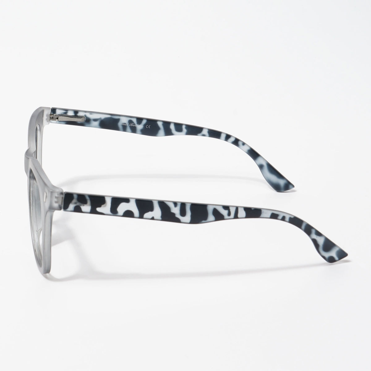 EyeJack Bell Bottom Matt Grey Square Eyeglasses for Men & Women (62204CL389-C4)