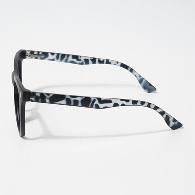 EyeJack Bell Bottom Matt Black Square Eyeglasses for Men & Women (62204CL452-C10)