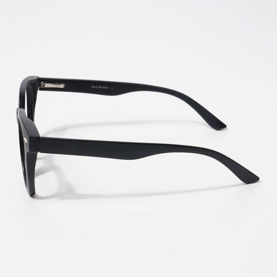 EyeJack Bell Bottom Matt Black Square Eyeglasses for Men & Women (62205CL395-C1)