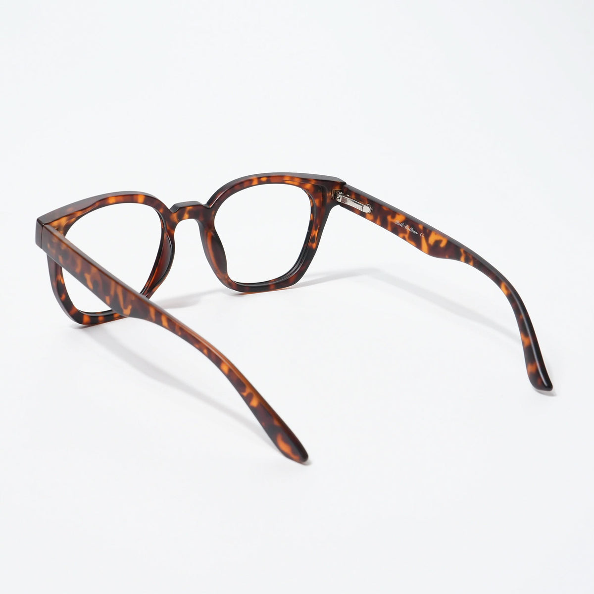 EyeJack Bell Bottom Demi Brown Square Eyeglasses for Men & Women (62208CL430-C9)