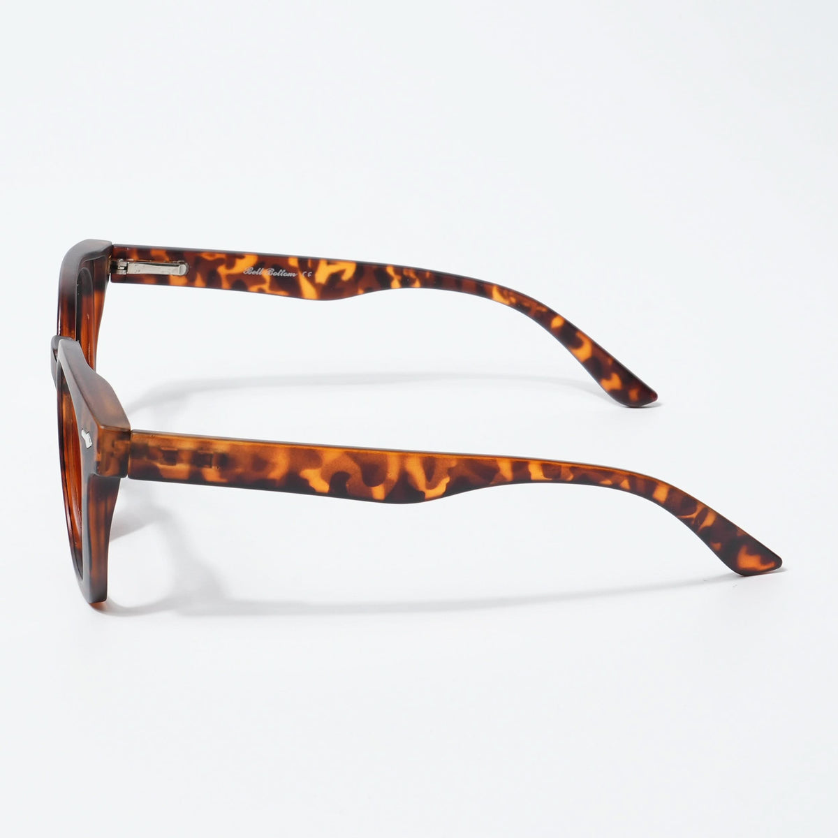 EyeJack Bell Bottom Demi Brown Square Eyeglasses for Men & Women (62208CL430-C9)
