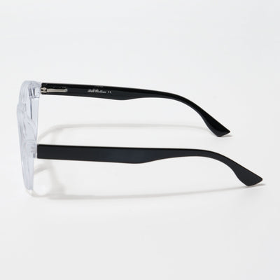 EyeJack Bell Bottom Transparent Round Eyeglasses for Men & Women (62210CL442-C3)