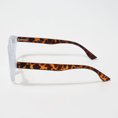 EyeJack Bell Bottom Matt Transparent Round Eyeglasses for Men & Women (62210CL445-C6)