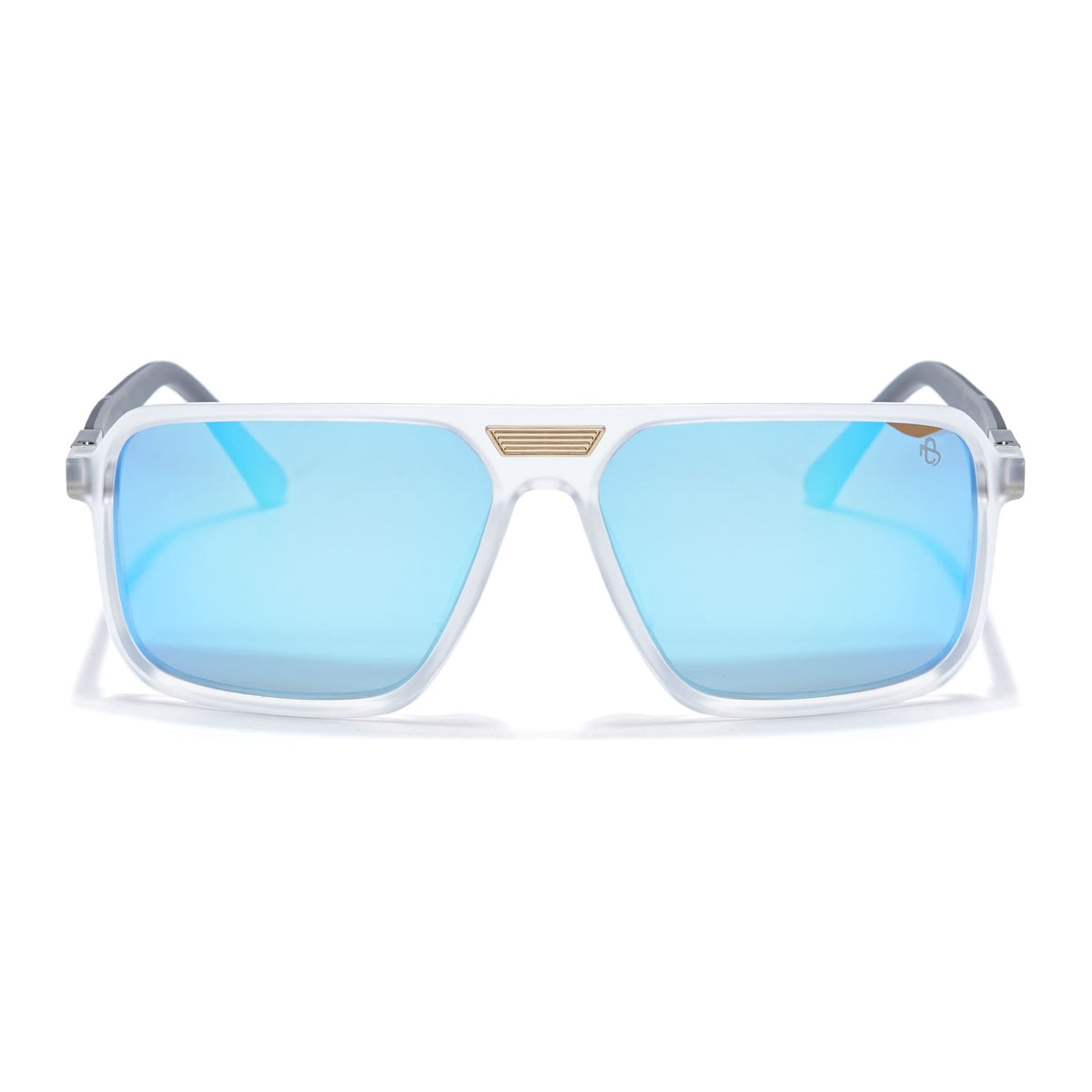 Eyejack Transparent Square Polarized Sunglasses for Men & Women (6227PCL1119)