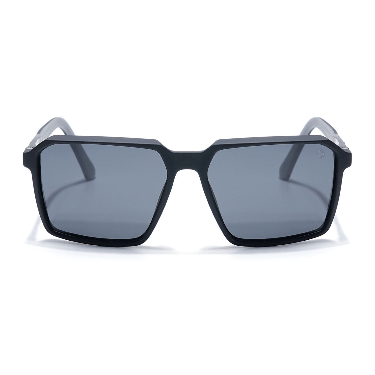 Eyejack Black Square Polarized Sunglasses for Men & Women (6229PCL1121)