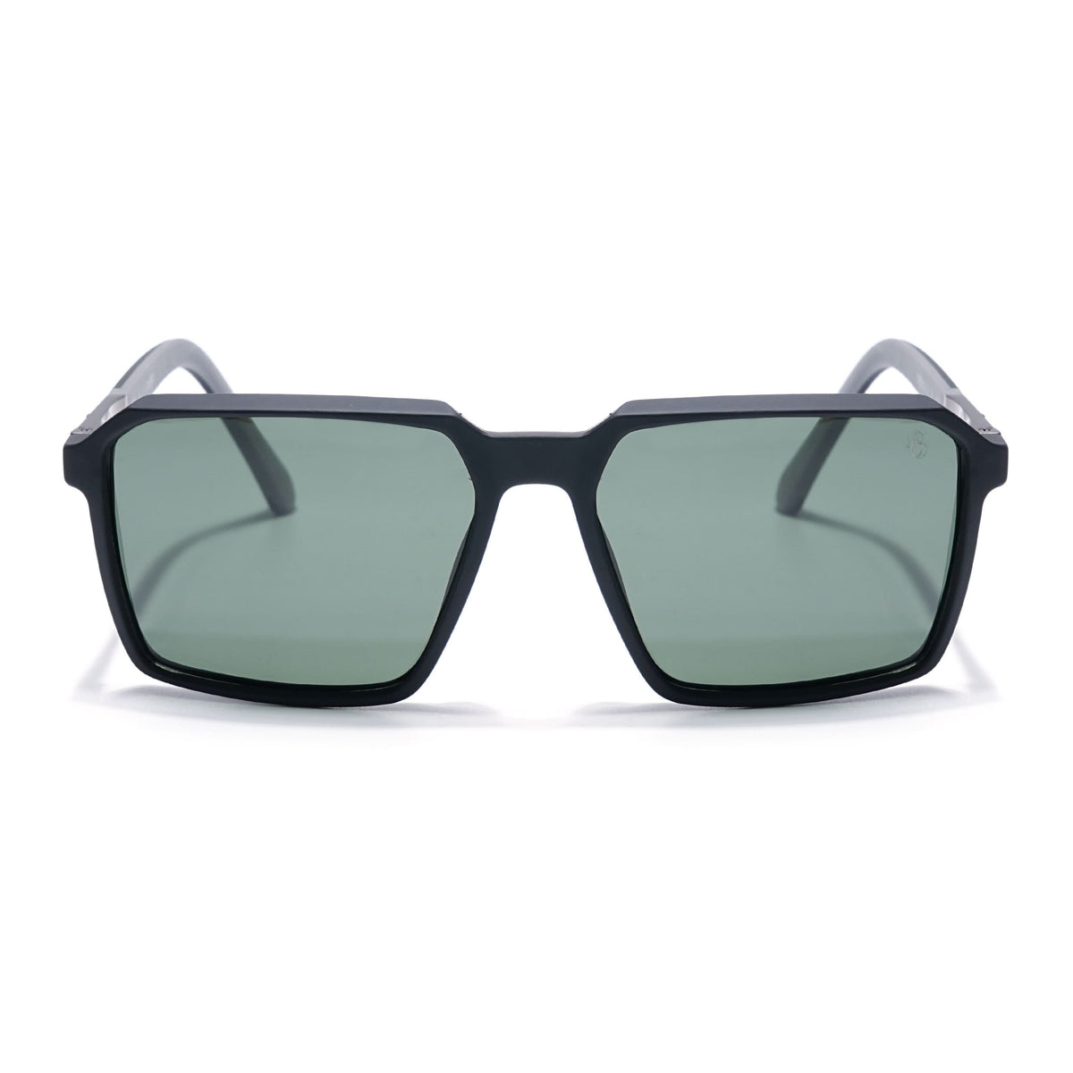 Eyejack Black Square Polarized Sunglasses for Men & Women (6229PCL1122)