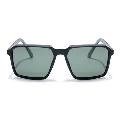 Eyejack Black Square Polarized Sunglasses for Men & Women (6229PCL1122)