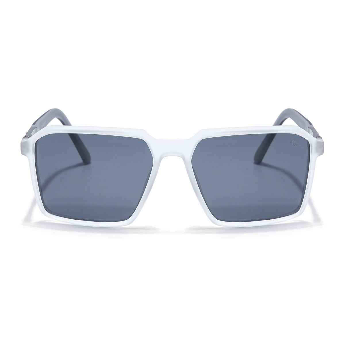 Eyejack Transparent Square Polarized Sunglasses for Men & Women (6229PCL1125)