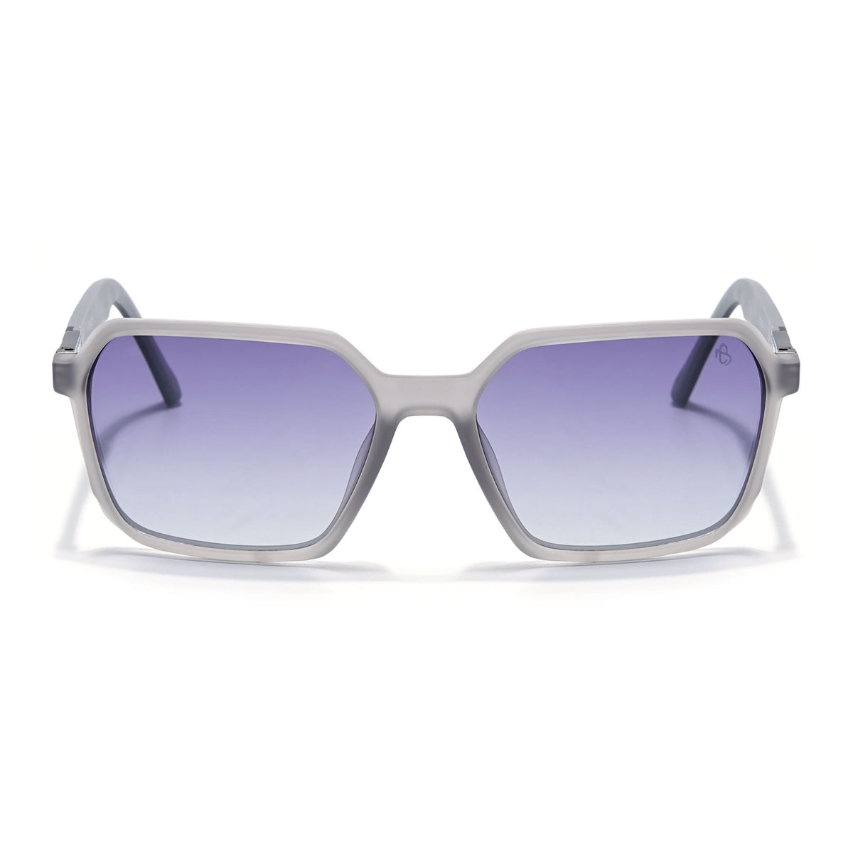 Eyejack Grey Square Polarized Sunglasses for Men & Women (6231PCL1129)